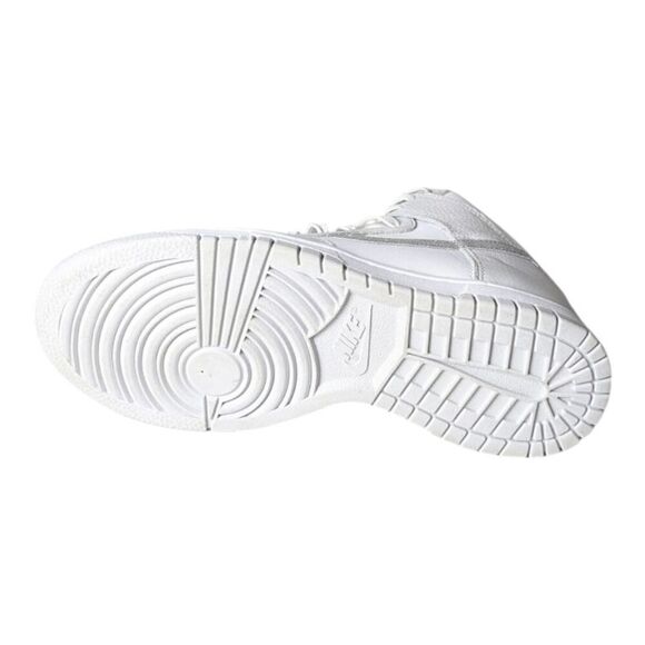 NIKE Dunk High "Silver Glitter Swoosh" Sneakers Size 7 - Picture 8 of 9